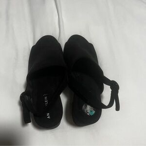 Anne Klein Black Women's Sandals